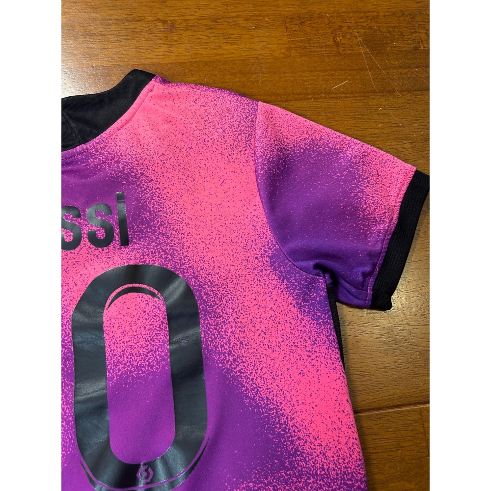 Paris Saint-Germain Limitless Soccer Jersey Youth S Pink Purple Messi 30 PSG - Picture 9 of 10
